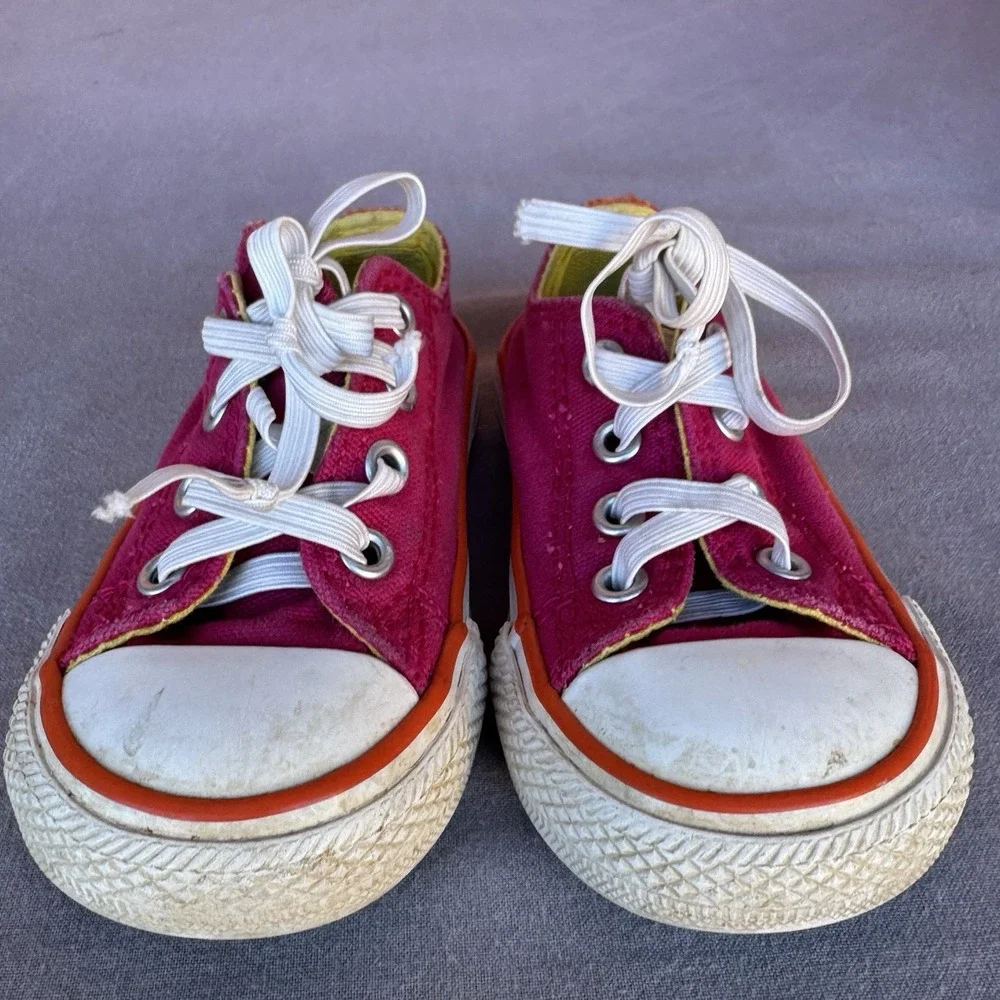 Size‎ 5c - Converse All Star Girls Sneakers Multicolor 747701F Double Tongue